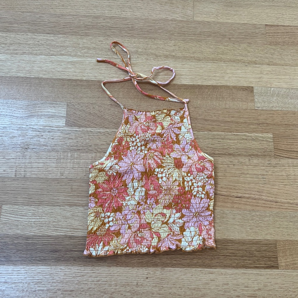 women’s billabong feels like summer halter top